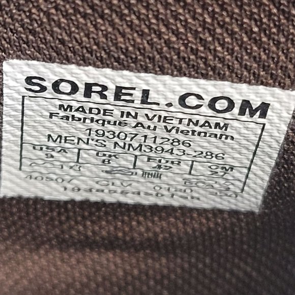 Sorel Kezar Chukka WP Boots Men's Elk NM3943-286 US Size 9 NWT - Picture 12 of 12
